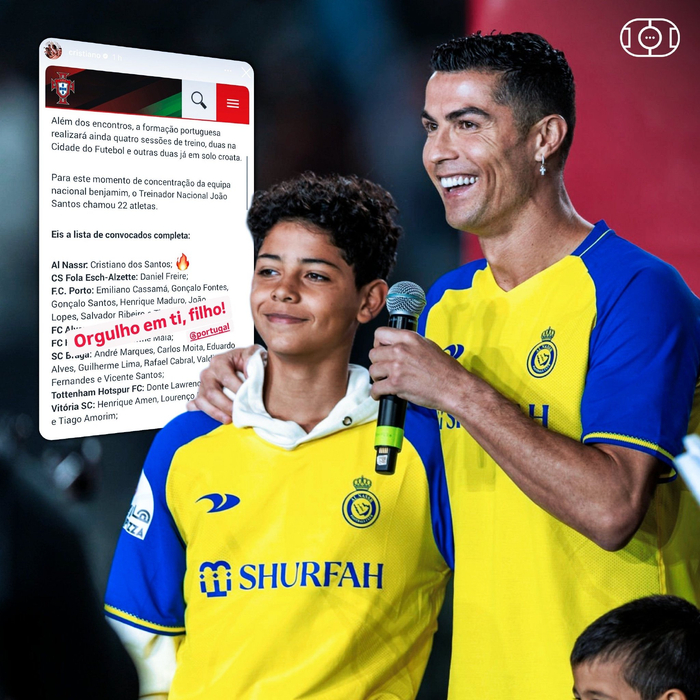 迷你罗身高已超过C罗合影配文有其父必有其子的简单介绍 第1张 迷你罗身高已超过C罗合影配文有其父必有其子的简单介绍 第1张